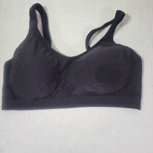 Truekind Black Daily Comfort Wire Free Shaper Bra #10022 Size L